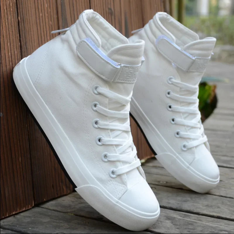 Zapatos de hombre, zapatos de lona blancos de alta calidad, novedad de verano 2024, zapatillas de deporte para hombre, zapatillas de lona transpirables a la moda, zapatos planos casuales antideslizantes