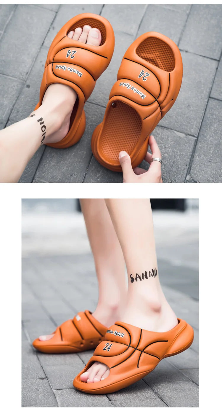Zapatillas para hombre en verano, modernas para deportes al aire libre, sandalias antideslizantes y resistentes a los olores, zapatillas de baloncesto
