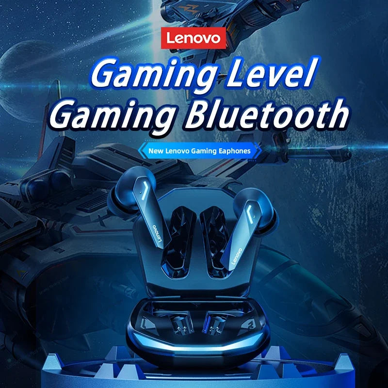 Lenovo GM2 Pro auriculares para juegos Bluetooth 5,3 auriculares deportivos modo Dual HD llamada auriculares con reducción de ruido con micrófono auriculares de música