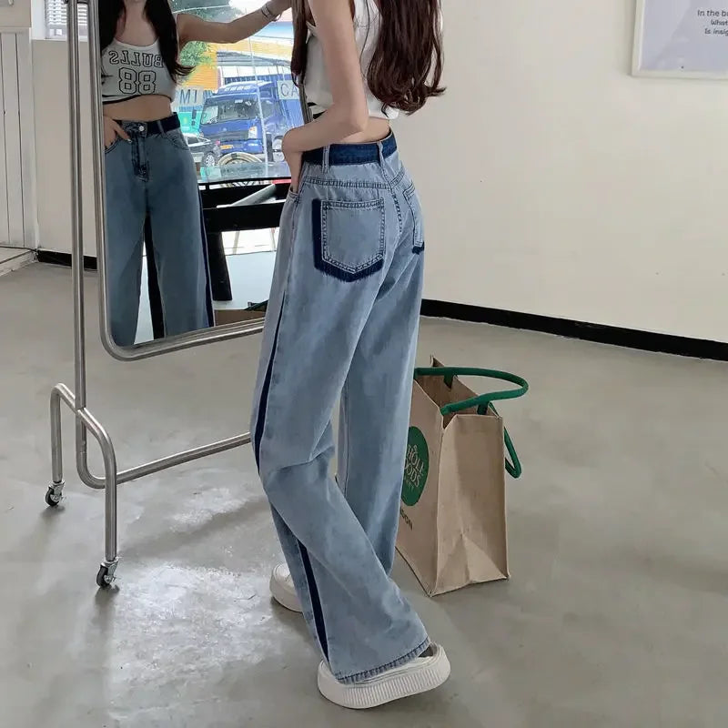 Pantalones vaqueros de mujer tendencia 2025, ropa Vintage de cintura alta, pantalones cortos vaqueros, ropa de calle Y2k, moda coreana para mujer, ropa de calle y2k