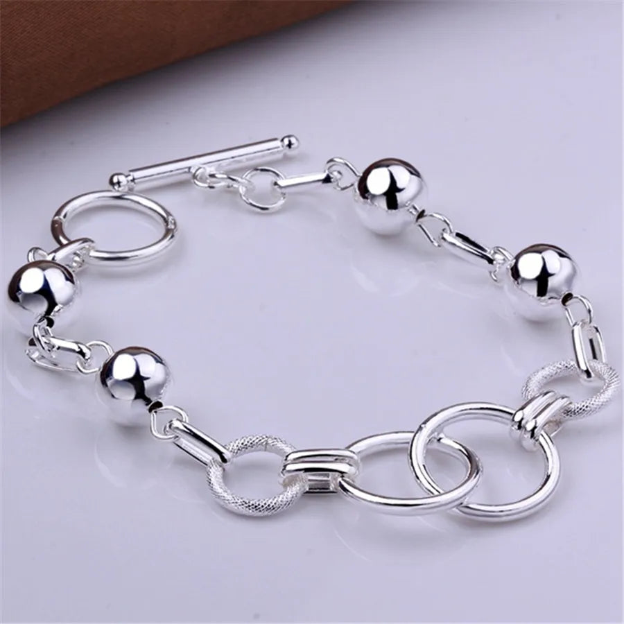 Productos de tendencia, Plata de Ley 925, bonitas cuentas, pulsera circular para mujer, marcas populares, joyería, regalos de cumpleaños para fiesta de boda