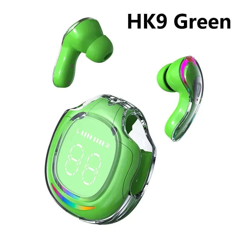 Nuevos auriculares inalámbricos HK3 BT5.3 T2 TWS auriculares ENC potencia LED pantalla Digital auriculares de sonido estéreo para deportes