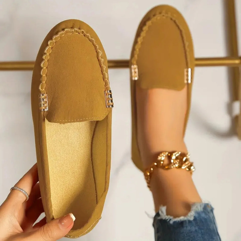Zapatos informales para Mujer, mocasines planos para primavera y otoño, Zapatos planos De tela vaquera suave antideslizantes a la moda, 2024