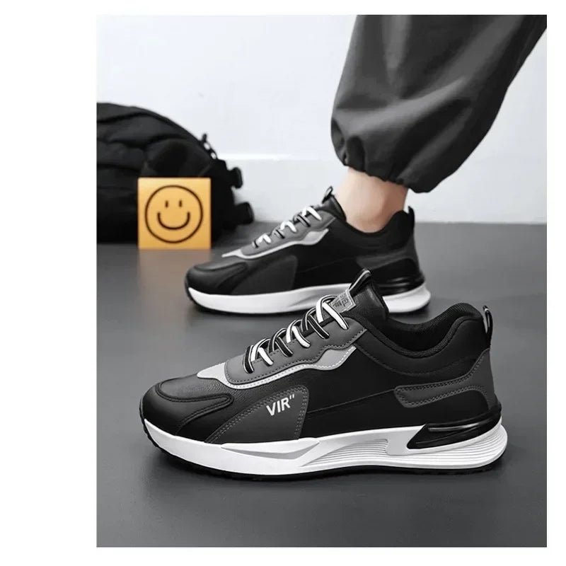 2025 nuevos zapatos deportivos para hombre, tendencia para correr, ocio, estudiantes de alta calidad, zapatos que combinan con todo, zapatos de elevación de altura para hombre