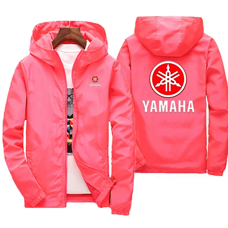 Chaquetas de exterior para hombre de carreras de motos Yamaha, abrigo fino y transpirable, ropa de protección solar de verano, chaqueta de ocio para mujer, cortavientos