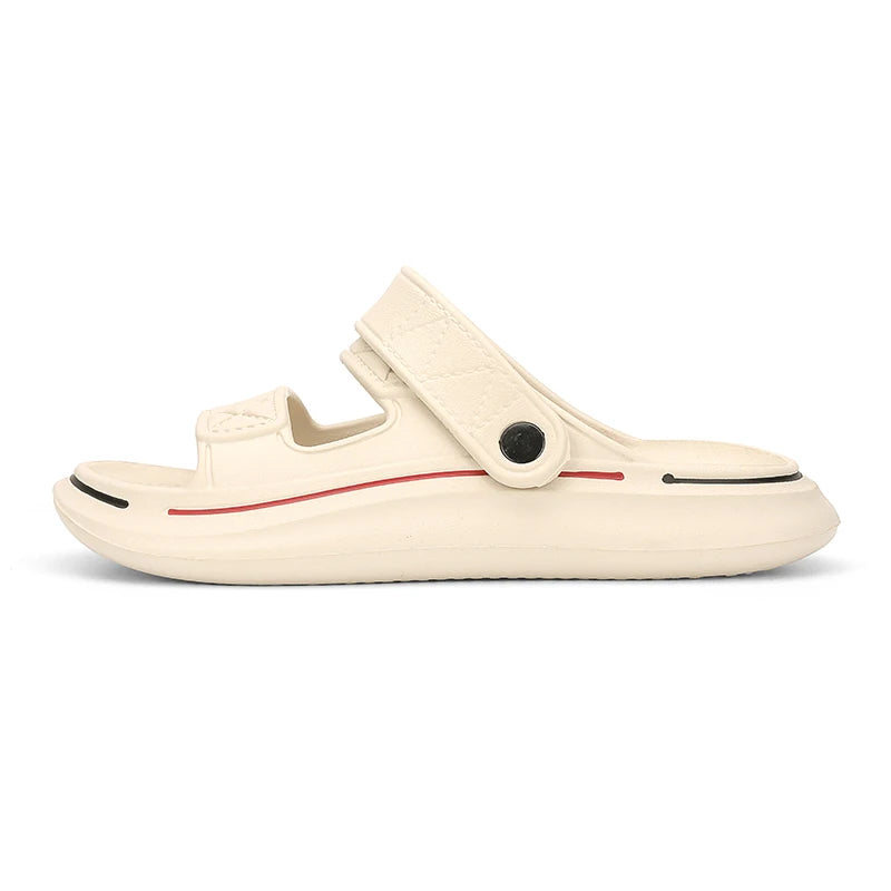 Zapatillas de verano para hombre, sandalias con plataforma de suela blanda EVA, zapatillas Unisex, zapatos de playa informales, chanclas para interior y exterior para mujer