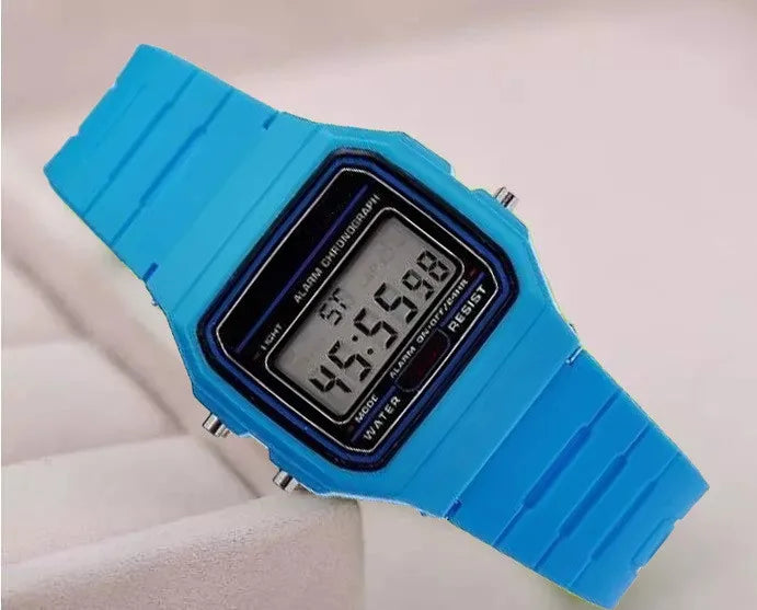 2025 relojes digitales para hombres, reloj de pulsera deportivo resistente al agua, reloj de pulsera LED electrónico dorado para mujeres, reloj informal para hombre