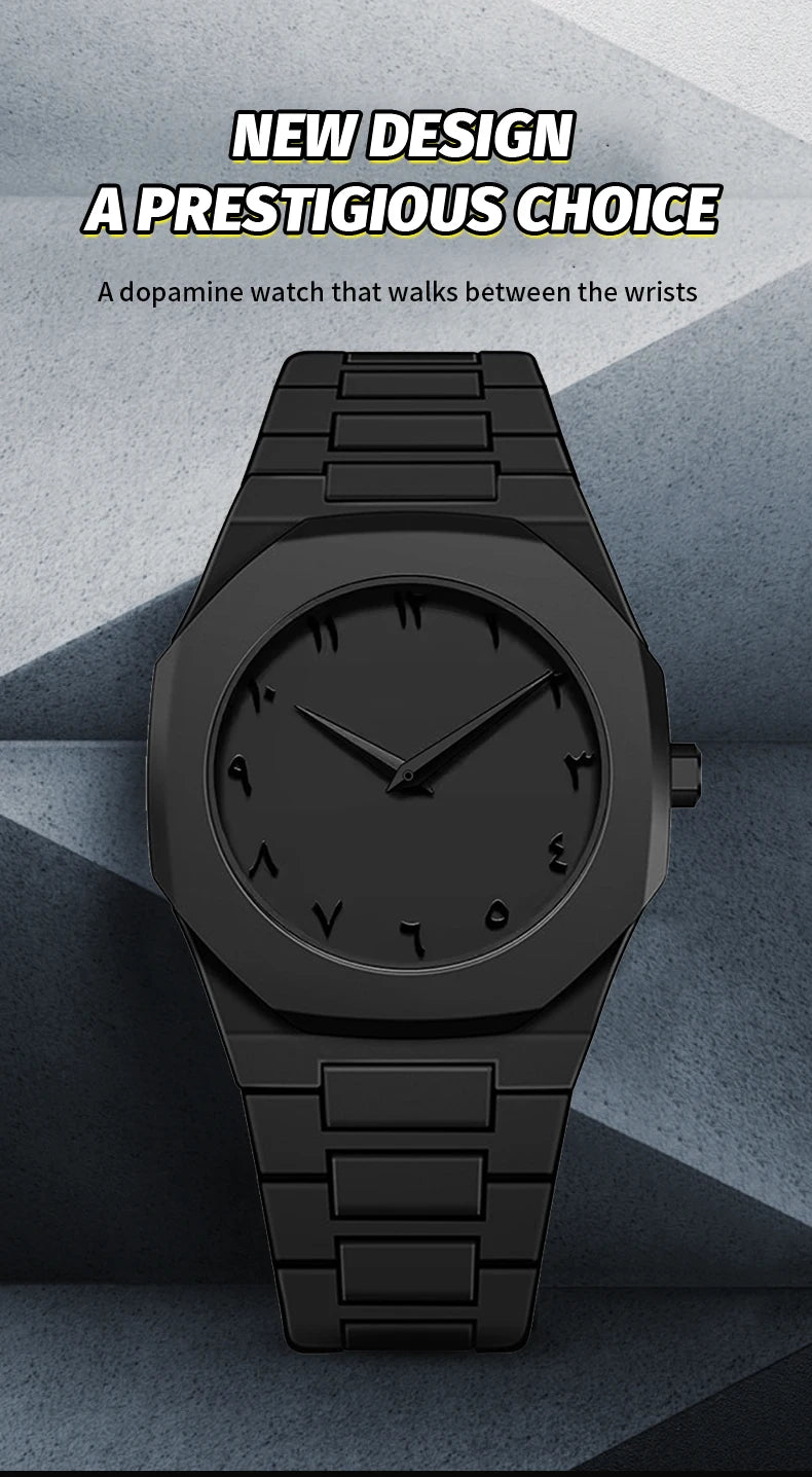 2025 nuevo reloj deportivo y de ocio creativo Simple moderno diseño creativo movimiento de cuarzo resistente al agua relojes energéticos regalo para hombres