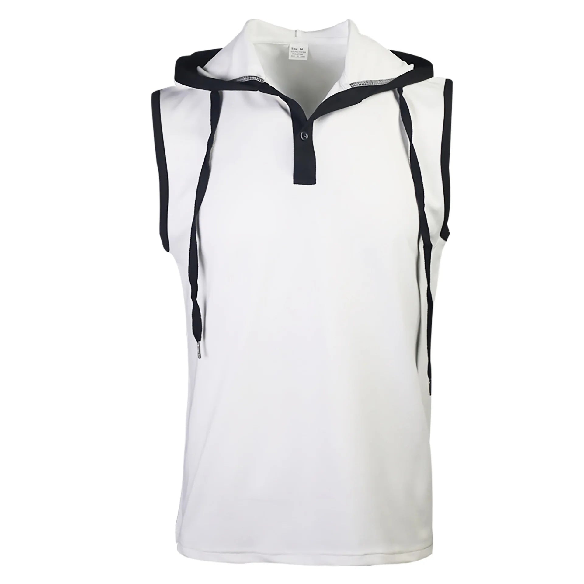 Nuevo Chaleco de verano para hombre, chaleco con capucha pesado, camiseta informal sin mangas a la moda