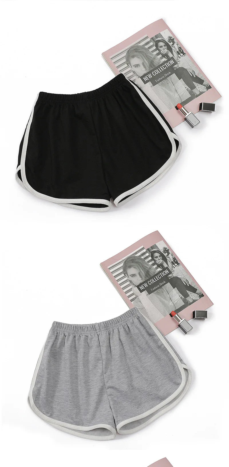 Pantalones cortos elásticos para mujer, holgados, de secado rápido, para correr finos de verano, fitness, ocio y ropa antiexterna. Instagram
