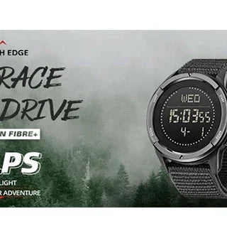 NORTH EDGE ALPS Reloj digital de fibra de carbono para hombre Shock Militray Sports Super ligero Brújula para exteriores Relojes de pulsera impermeables de 50 M