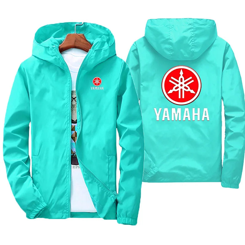 Chaquetas de exterior para hombre de carreras de motos Yamaha, abrigo fino y transpirable, ropa de protección solar de verano, chaqueta de ocio para mujer, cortavientos