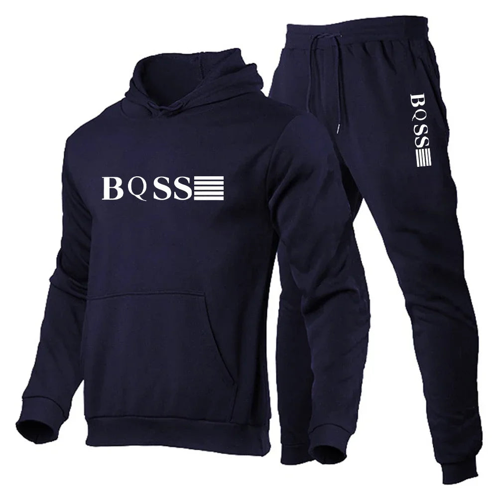 Trajes deportivos para hombre, chándal de moda, sudaderas con capucha y pantalones para mujer, conjuntos de dos piezas, sudaderas informales para correr, pantalones de chándal, ropa para hombre
