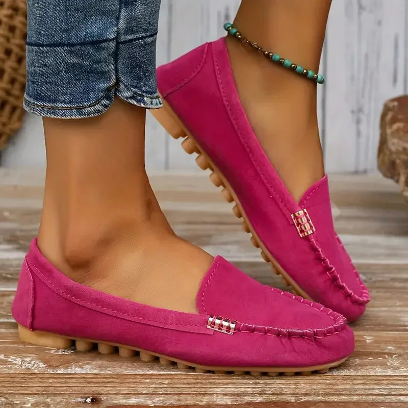 Zapatos informales para Mujer, mocasines planos para primavera y otoño, Zapatos planos De tela vaquera suave antideslizantes a la moda, 2024