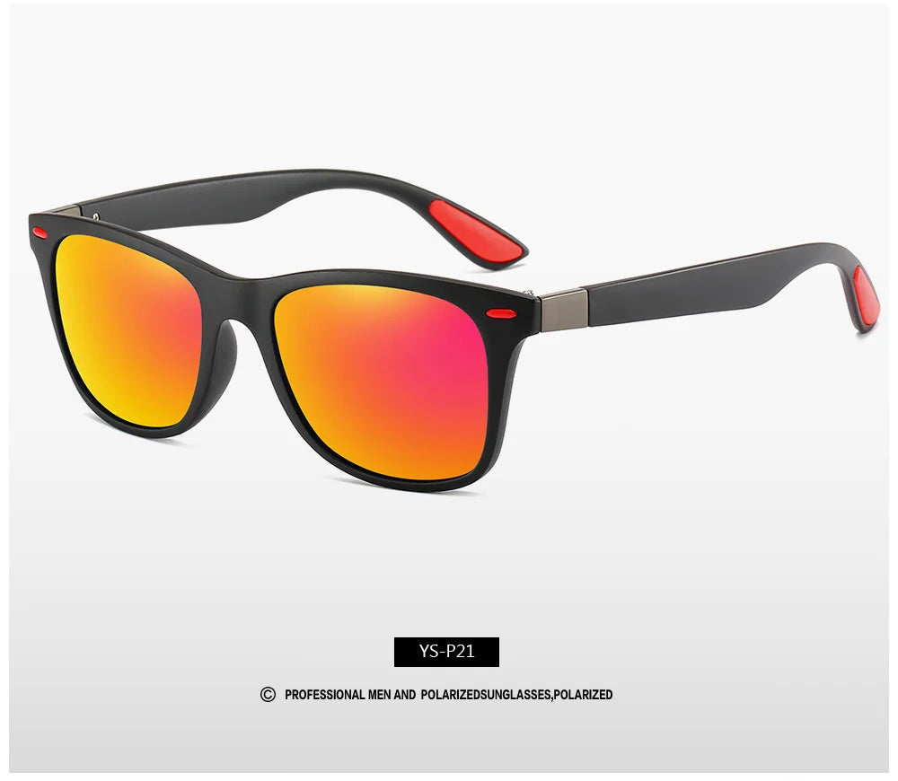 Gafas de sol polarizadas para hombres y mujeres, gafas de sol de diseñador Vintage de lujo, gafas de conducción de automóviles para hombres y mujeres, UV400