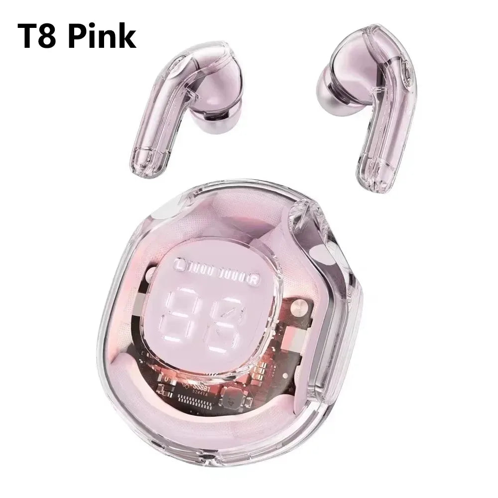 Nuevos auriculares inalámbricos HK3 BT5.3 T2 TWS auriculares ENC potencia LED pantalla Digital auriculares de sonido estéreo para deportes