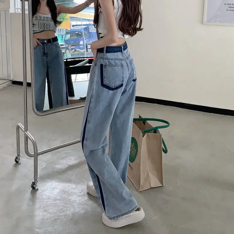 Pantalones vaqueros de mujer tendencia 2025, ropa Vintage de cintura alta, pantalones cortos vaqueros, ropa de calle Y2k, moda coreana para mujer, ropa de calle y2k