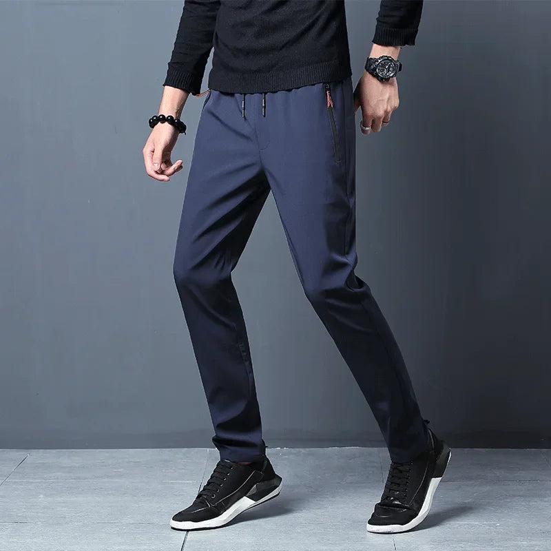 Pantalon Casual Slim Fit LIKTZOR - Estilo Recto y Comodo