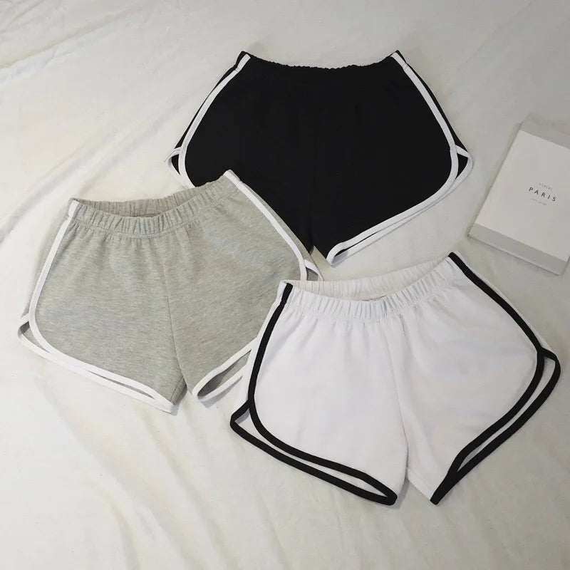 Pantalones cortos elásticos para mujer, holgados, de secado rápido, para correr finos de verano, fitness, ocio y ropa antiexterna. Instagram