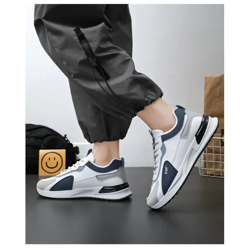 2025 nuevos zapatos deportivos para hombre, tendencia para correr, ocio, estudiantes de alta calidad, zapatos que combinan con todo, zapatos de elevación de altura para hombre
