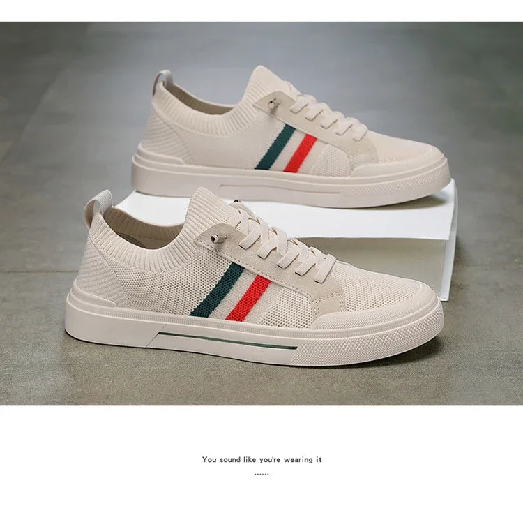 Zapatillas de deporte de moda Para Hombre, mocasines transpirables de malla ligera de lujo Para caminar al aire libre, Zapatos planos Para Hombre, Zapatos informales Para Hombres